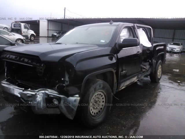 3GTP1UEC0EG526637 - 2014 GMC SIERRA C1500 SLE BLACK photo 2