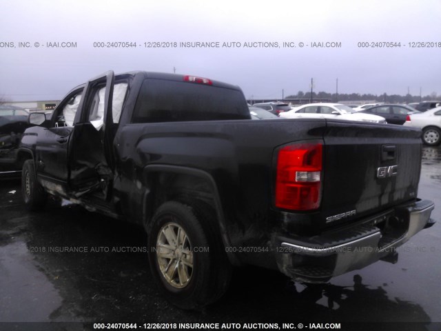 3GTP1UEC0EG526637 - 2014 GMC SIERRA C1500 SLE BLACK photo 3