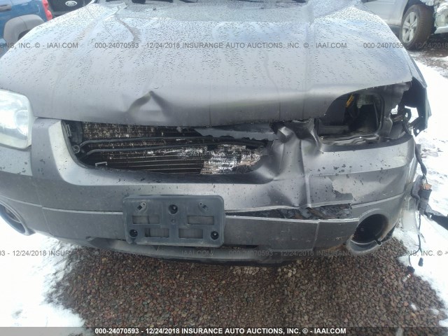 1FMCU94106KD24020 - 2006 FORD ESCAPE LIMITED GRAY photo 6