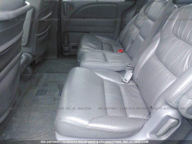 5FNRL38786B085939 - 2006 HONDA ODYSSEY EXL BLUE photo 8