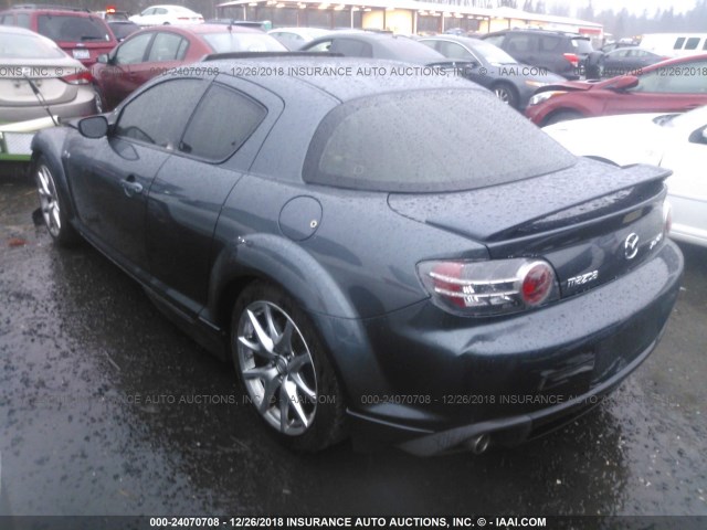 JM1FE173880215851 - 2008 MAZDA RX8 GRAY photo 3