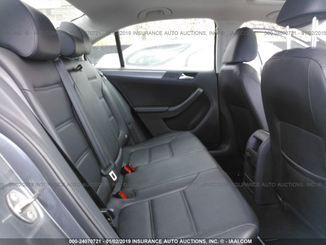 3VWLA7AJ2FM262406 - 2015 VOLKSWAGEN JETTA TDI GRAY photo 8