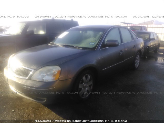 1FAHP24136G125156 - 2006 FORD FIVE HUNDRED SEL GRAY photo 2