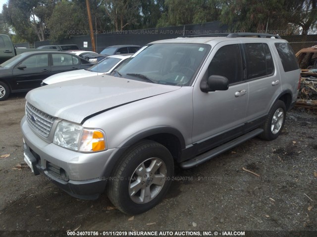 1FMZU63K13UC79673 - 2003 FORD EXPLORER XLT/XLT SPORT/NBX GRAY photo 2