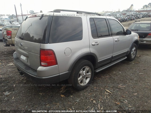 1FMZU63K13UC79673 - 2003 FORD EXPLORER XLT/XLT SPORT/NBX GRAY photo 4