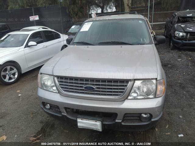 1FMZU63K13UC79673 - 2003 FORD EXPLORER XLT/XLT SPORT/NBX GRAY photo 6