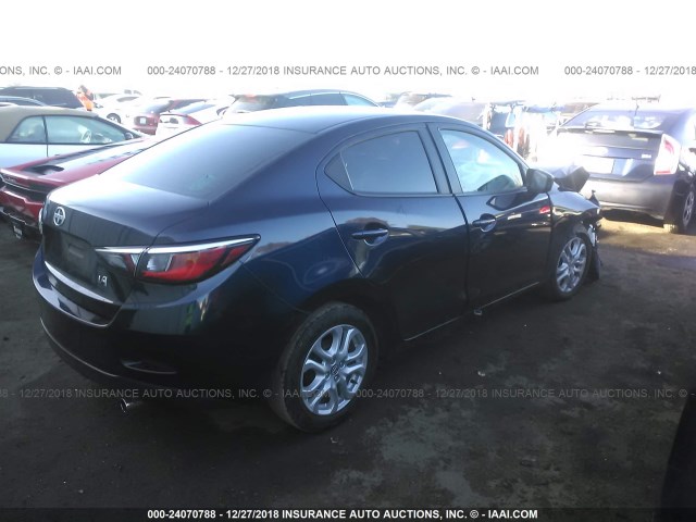 3MYDLBZV6GY139568 - 2016 TOYOTA SCION IA BLUE photo 4