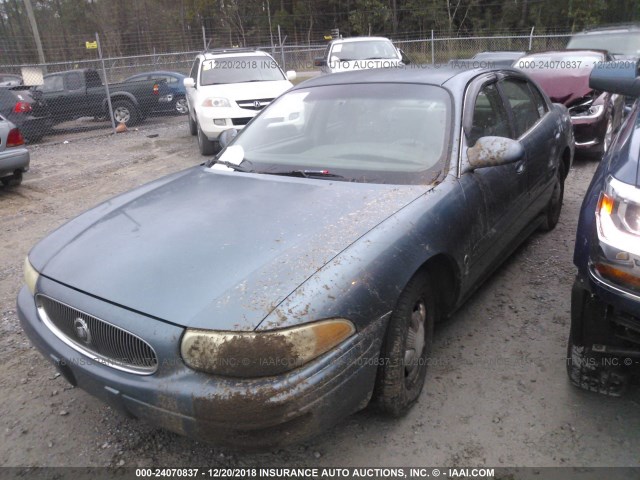 1G4HP54K8Y4198785 - 2000 BUICK LESABRE GREEN photo 2