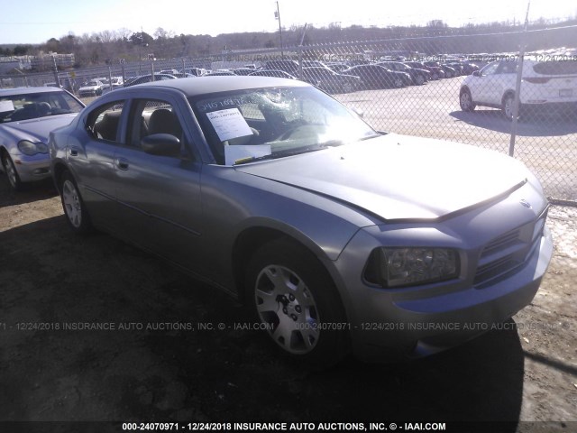 2B3KA43R77H672667 - 2007 DODGE CHARGER SE/SXT BLACK photo 1