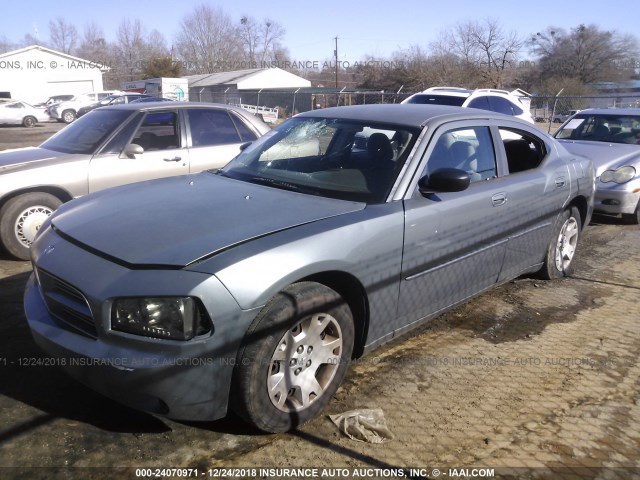 2B3KA43R77H672667 - 2007 DODGE CHARGER SE/SXT BLACK photo 2