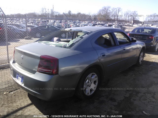 2B3KA43R77H672667 - 2007 DODGE CHARGER SE/SXT BLACK photo 4