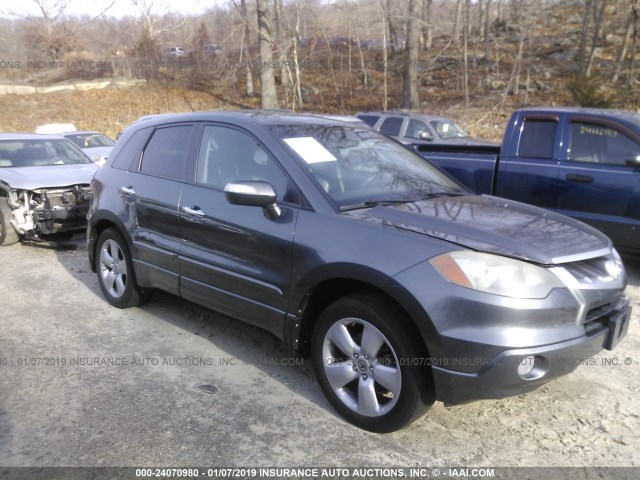 5J8TB18278A017923 - 2008 ACURA RDX GRAY photo 1