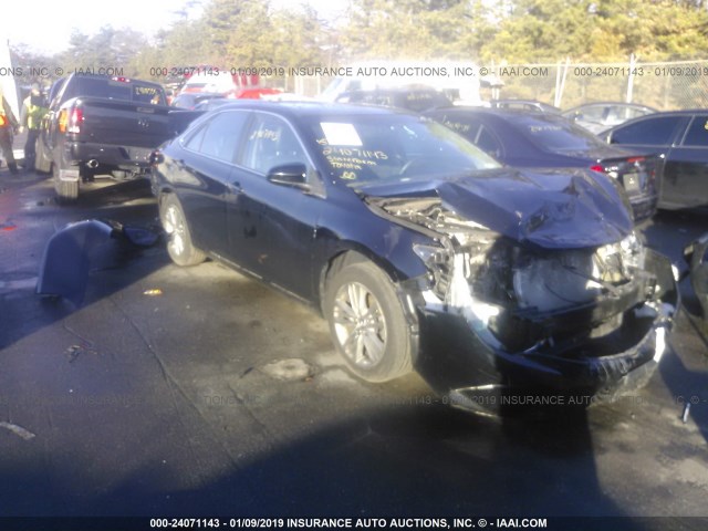 4T1BF1FK8FU091585 - 2015 TOYOTA CAMRY LE/XLE/SE/XSE BLACK photo 1