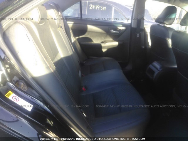 4T1BF1FK8FU091585 - 2015 TOYOTA CAMRY LE/XLE/SE/XSE BLACK photo 8