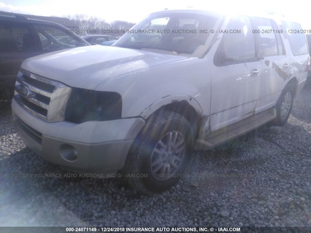 1FMFU18599LA09355 - 2009 FORD EXPEDITION EDDIE BAUER WHITE photo 6