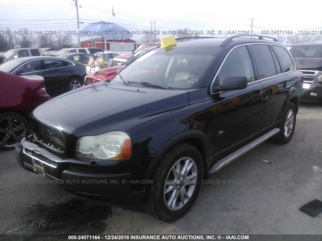 YV1CZ852151194822 - 2005 VOLVO XC90 V8 BLACK photo 2