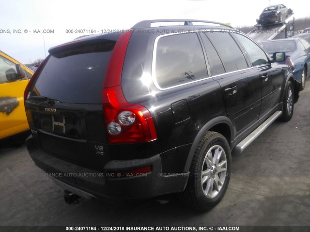 YV1CZ852151194822 - 2005 VOLVO XC90 V8 BLACK photo 4