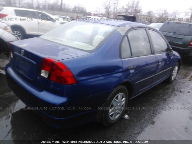 2HGES16384H611047 - 2004 HONDA CIVIC DX VP Mavi foto 4