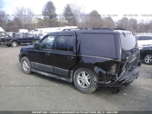 1FMPU16586LA07356 - 2006 FORD EXPEDITION XLT BLACK photo 3