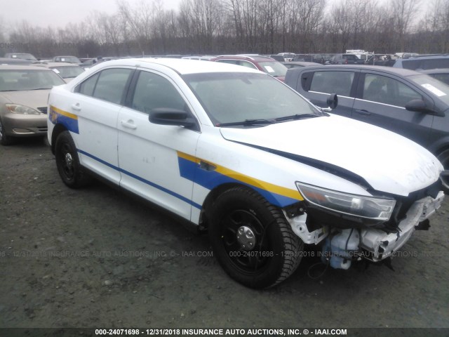 1FAHP2MK9FG203822 - 2015 FORD TAURUS POLICE INTERCEPTOR WHITE photo 1