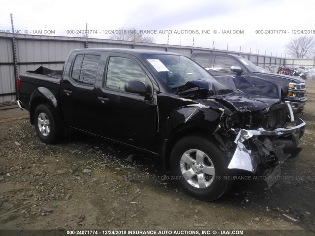 1N6AD0EV9AC447193 - 2010 NISSAN FRONTIER CREW CAB SE/LE/NISMO BLACK photo 1