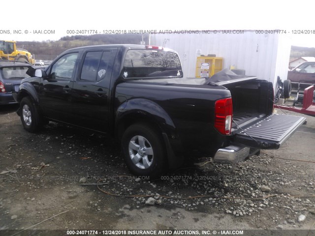 1N6AD0EV9AC447193 - 2010 NISSAN FRONTIER CREW CAB SE/LE/NISMO BLACK photo 3