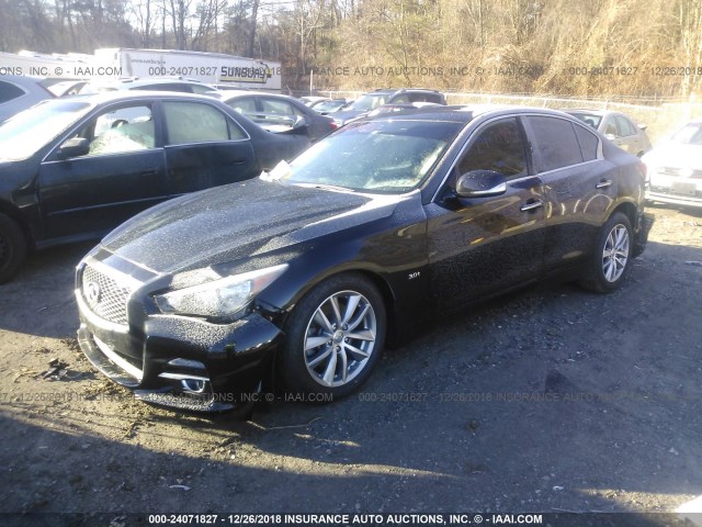 JN1EV7AR7GM343729 - 2016 INFINITI Q50 PREMIUM/SPORT BLACK photo 2