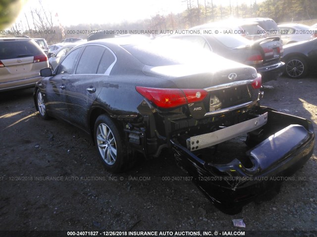 JN1EV7AR7GM343729 - 2016 INFINITI Q50 PREMIUM/SPORT BLACK photo 3