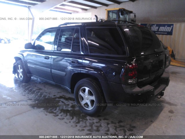 1GNDS13S642367923 - 2004 CHEVROLET TRAILBLAZER LS/LT BLACK photo 3