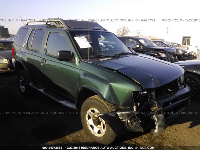 5N1ED28T6YC526367 - 2000 NISSAN XTERRA XE/SE GREEN photo 1