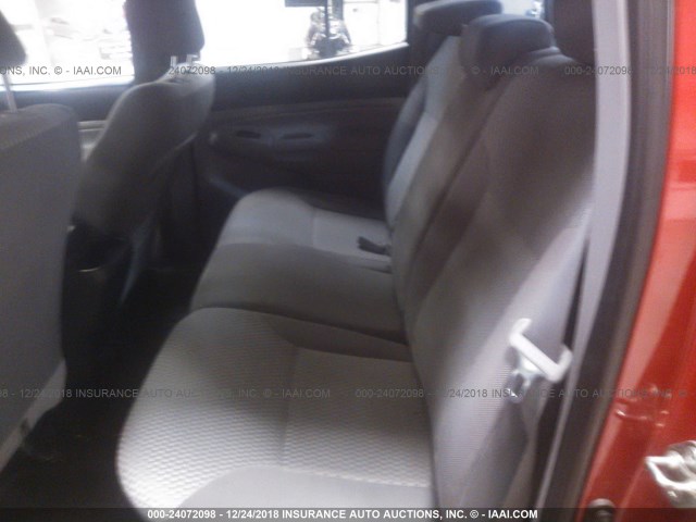 5TFLU4EN2EX095592 - 2014 TOYOTA TACOMA DOUBLE CAB 红色 照片 8