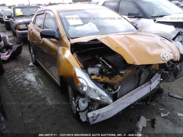 2T1KU40E99C116087 - 2009 TOYOTA COROLLA MATRIX  BROWN photo 1