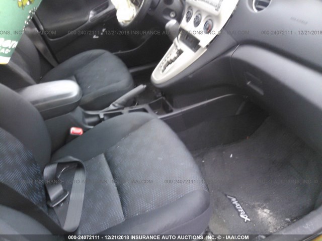 2T1KU40E99C116087 - 2009 TOYOTA COROLLA MATRIX  BROWN photo 5