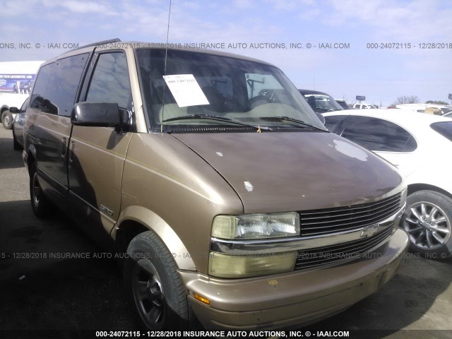 1GNDM19W4YB126792 - 2000 CHEVROLET ASTRO TAN photo 1