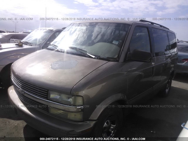 1GNDM19W4YB126792 - 2000 CHEVROLET ASTRO TAN photo 2