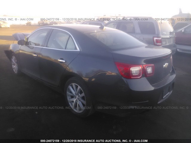 1G11H5SL2EF162940 - 2014 CHEVROLET MALIBU LTZ GRAY photo 3