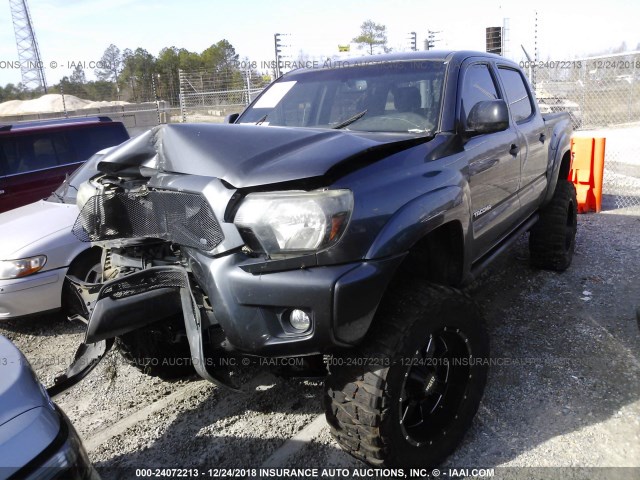 3TMLU4ENXCM094273 - 2012 TOYOTA TACOMA DOUBLE CAB 灰色 照片 2