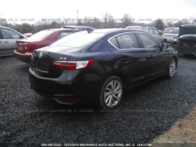 19UDE2F3XGA001646 - 2016 ACURA ILX WATCH PLUS BLACK photo 4