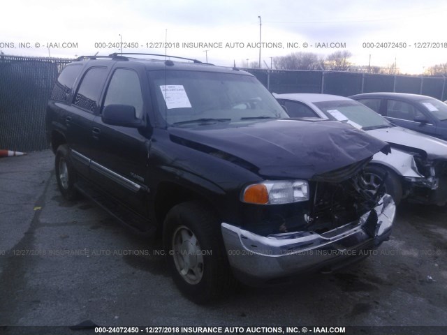 1GKEK13ZX4J298836 - 2004 GMC YUKON BLACK photo 1