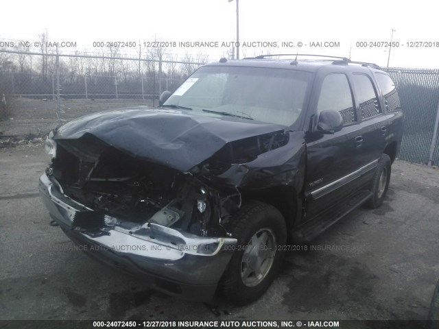 1GKEK13ZX4J298836 - 2004 GMC YUKON BLACK photo 2