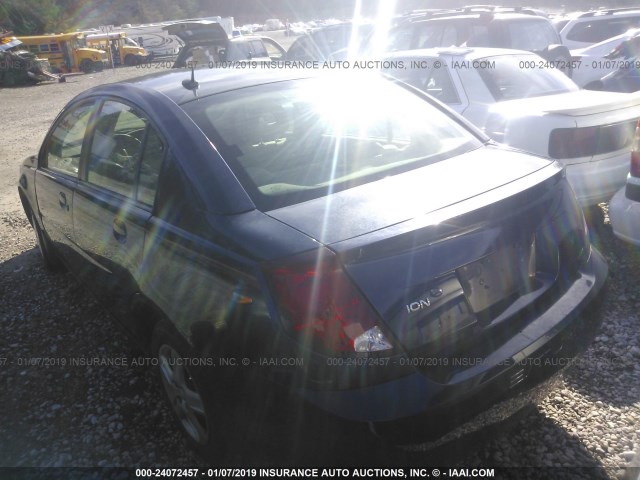 1G8AJ58F17Z190382 - 2007 SATURN ION LEVEL 2 蓝色 照片 3
