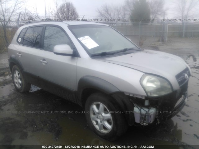 KM8JN12D15U150268 - 2005 HYUNDAI TUCSON GLS/LX GRAY photo 1