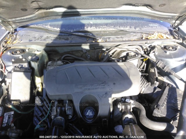 2G2WP552661163282 - 2006 PONTIAC GRAND PRIX GRAY photo 10