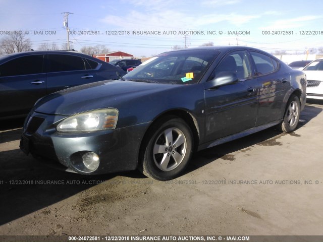2G2WP552661163282 - 2006 PONTIAC GRAND PRIX GRAY photo 2