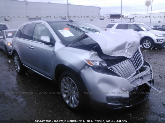 2LMDJ8JK8DBL11788 - 2013 LINCOLN MKX SILVER photo 1