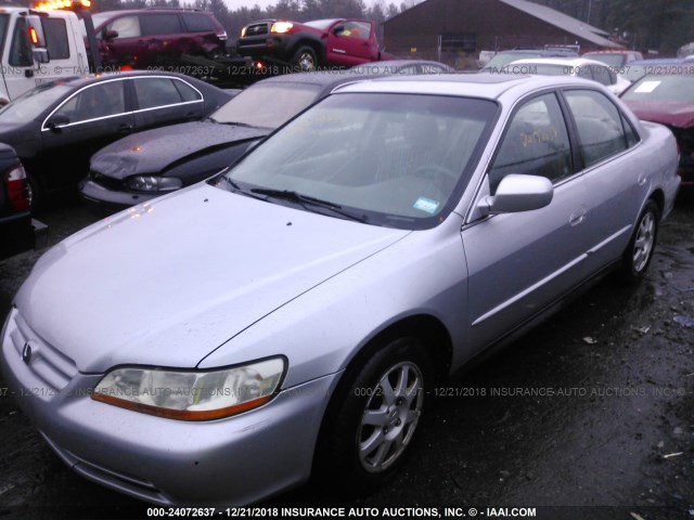 1HGCG66862A153487 - 2002 HONDA ACCORD EX/SE SILVER photo 2