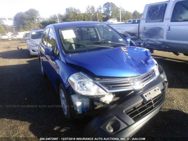 3N1BC1CP1CK263693 - 2012 NISSAN VERSA S/SL BLUE photo 1