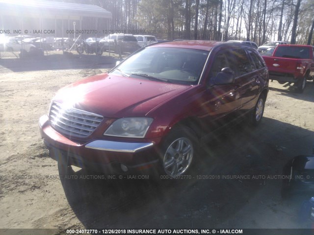 2A4GM68416R658092 - 2006 CHRYSLER PACIFICA TOURING RED photo 2