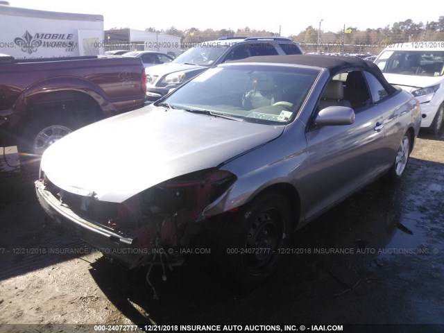 4T1FA38P66U076619 - 2006 TOYOTA CAMRY SOLARA SE/SLE GRAY photo 2