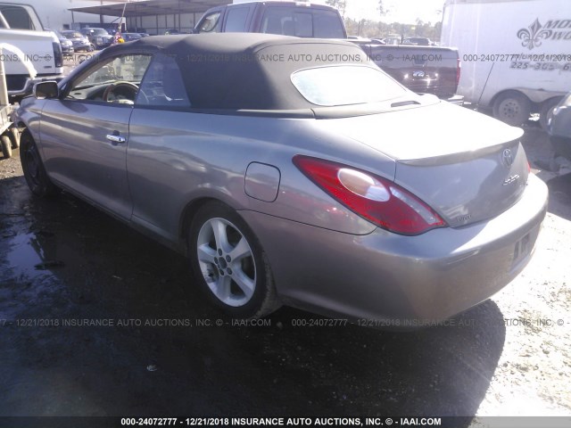 4T1FA38P66U076619 - 2006 TOYOTA CAMRY SOLARA SE/SLE GRAY photo 3
